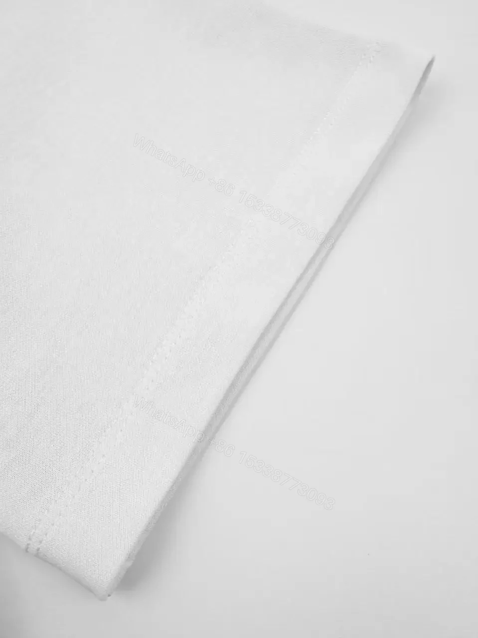 View 2 of White Cotton Crew-Neck Tee with Minimal Logo PRADA Basic Shirt