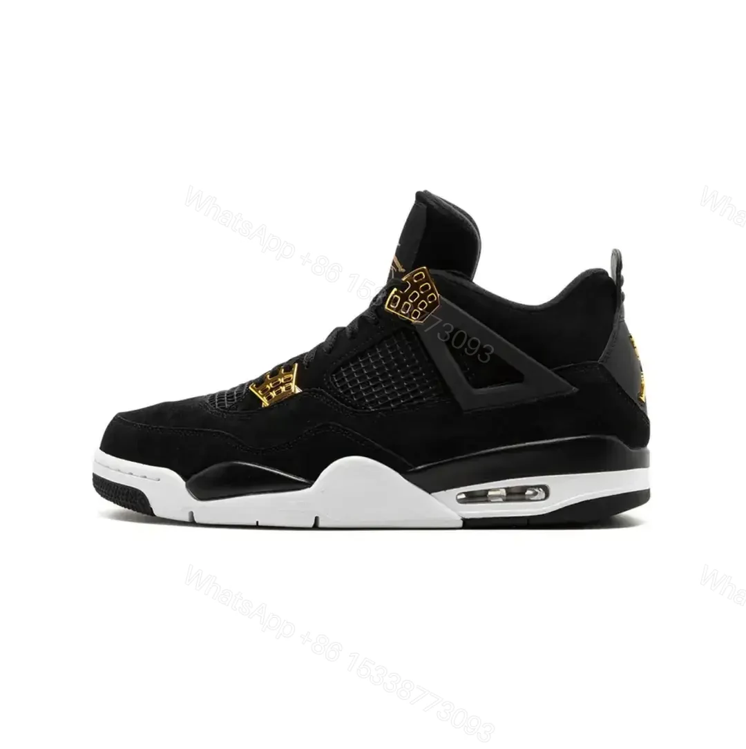 JORDAN 4 RETRO BLACK WHITE — view 1