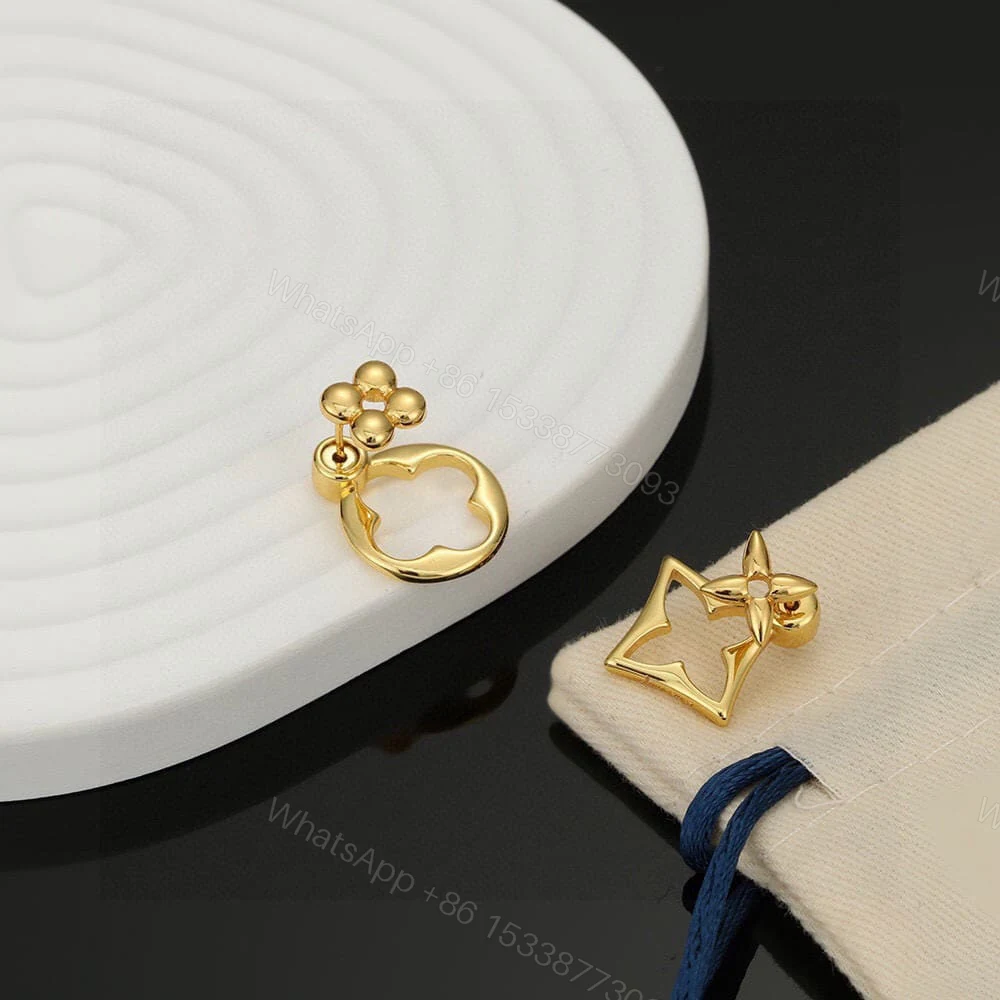 View 4 of LV FLOWERGRAM EARRINGS
