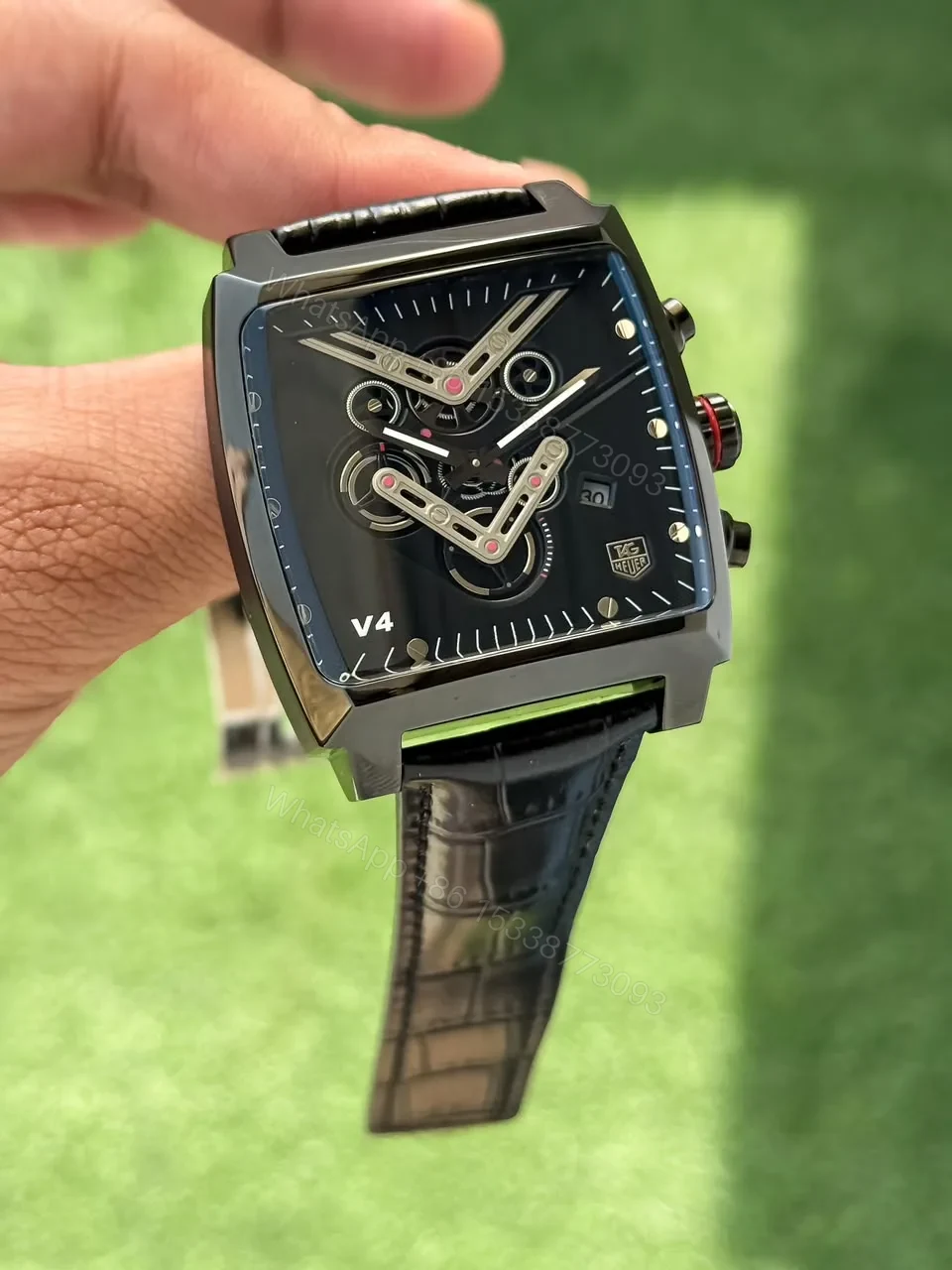 View 2 of TAG Heuer V4 Black Chronograph