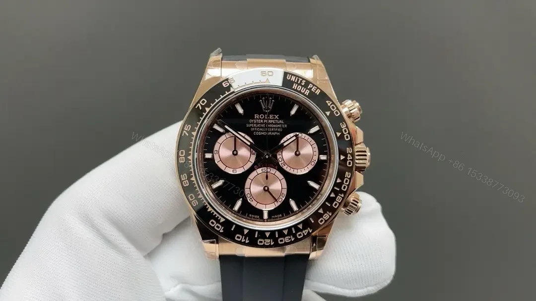 Rolex Cosmograph Daytona Everose Cerachrom Black Sundust Oysterflex 126515LN-0002 — view 1
