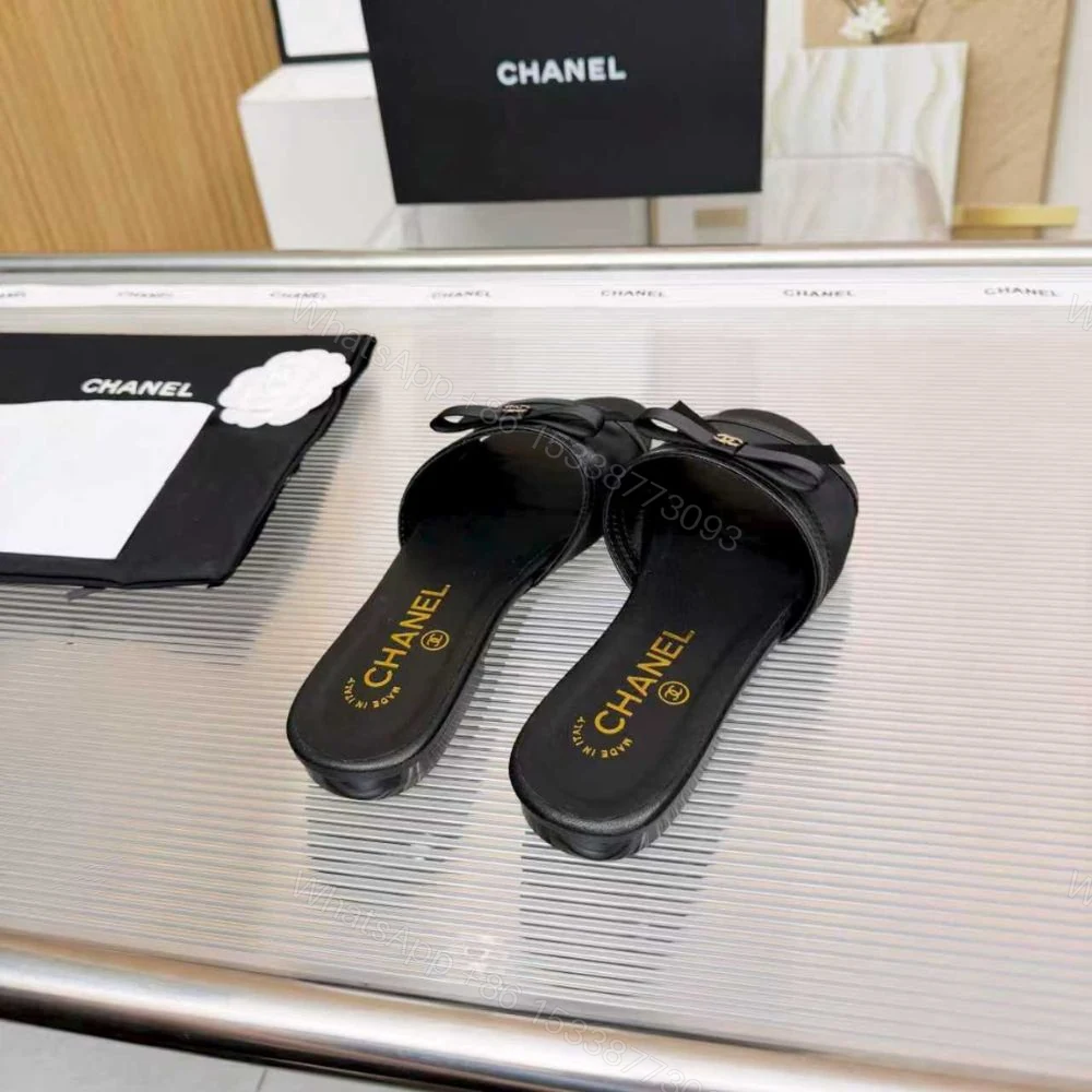 View 9 of Chanel Mules Mesh Black