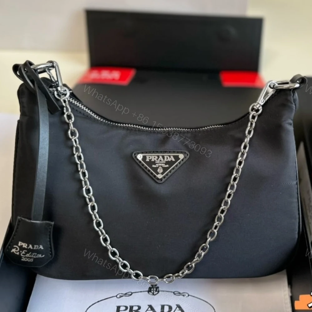View 2 of Prada Re Edition 2005 Re Nylon Bag Black 26Cm