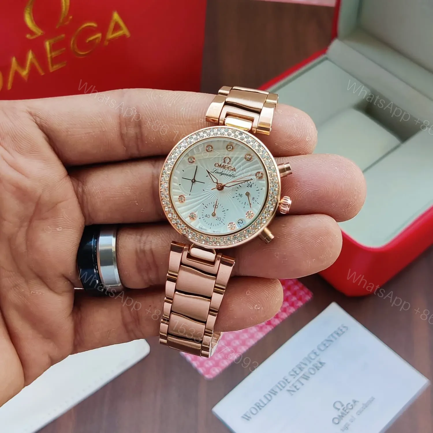 View 3 of #Omega #De Ville Chronological #Model no:425.25.34.20.55.001 #For her #7AA