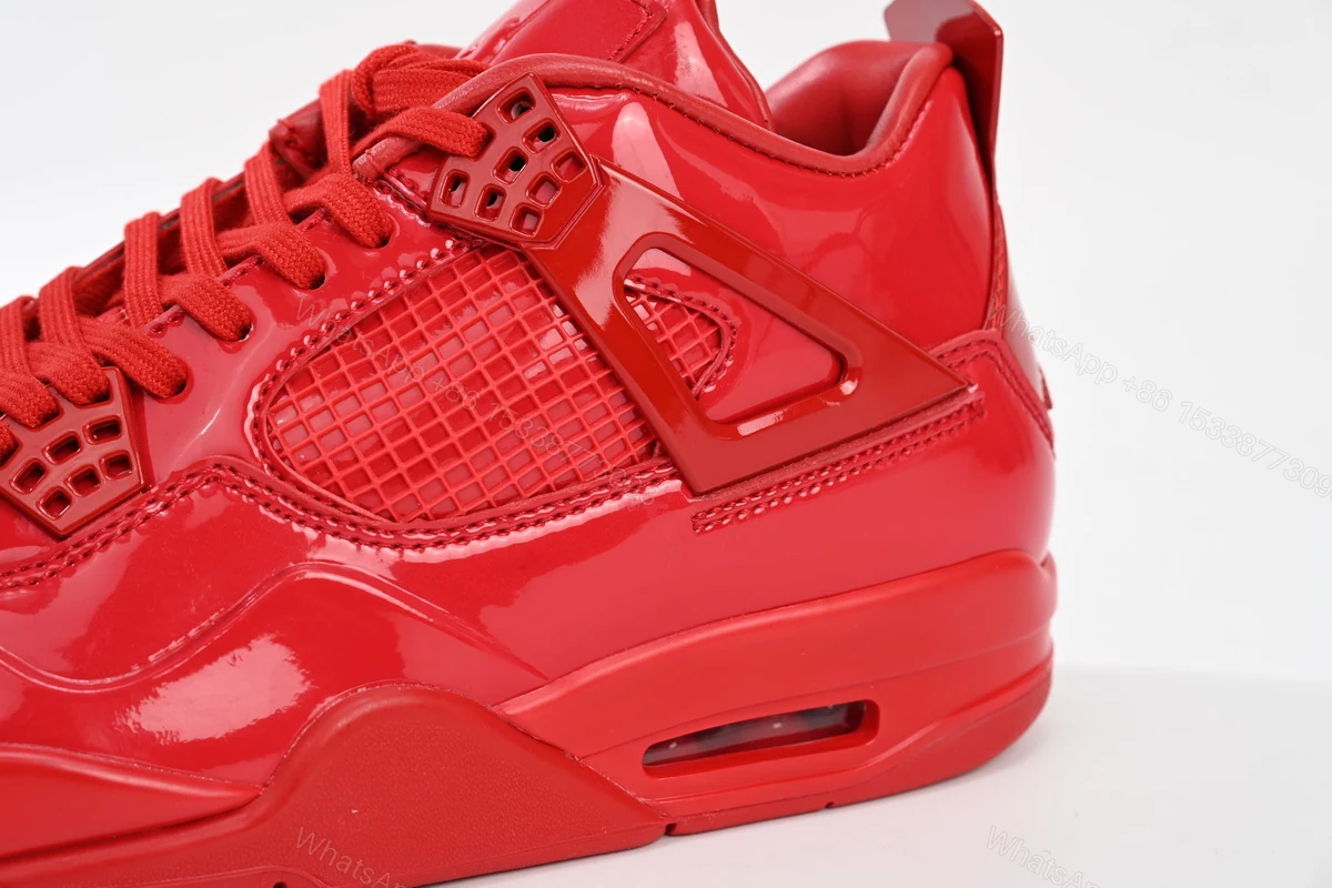 View 9 of Air Jordan 4 Retro 11Lab4 Red 719864-600