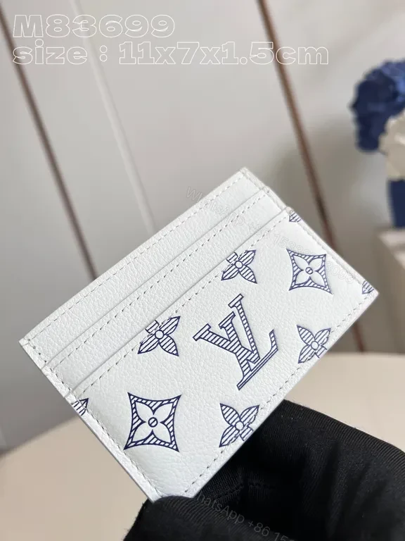 View 5 of Compact LV Monogram Card Holder: Subtle Luxury & Utility
