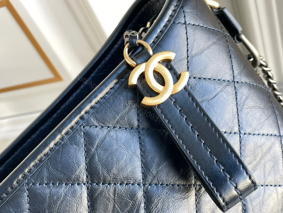 View 7 of Chanel Gabrielle Small Hobo Bag Handbag Soft Leather 28cm