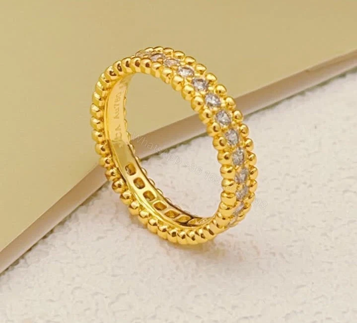 View 4 of Van Cleef Arpels Replica Perlée Diamonds Ring