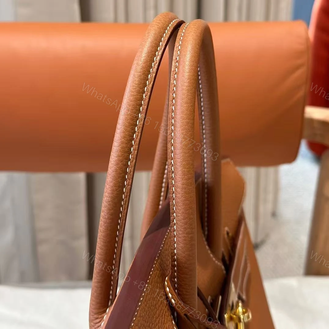 View 4 of Hermes Birkin B35 Togo Gold