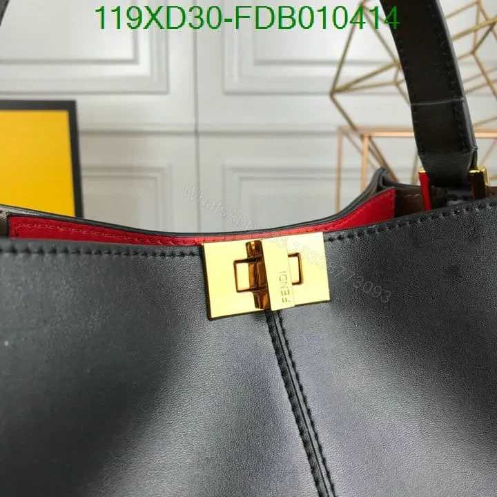 View 15 of Fendi Peekaboo X Lite Oversized Handbag KN55478