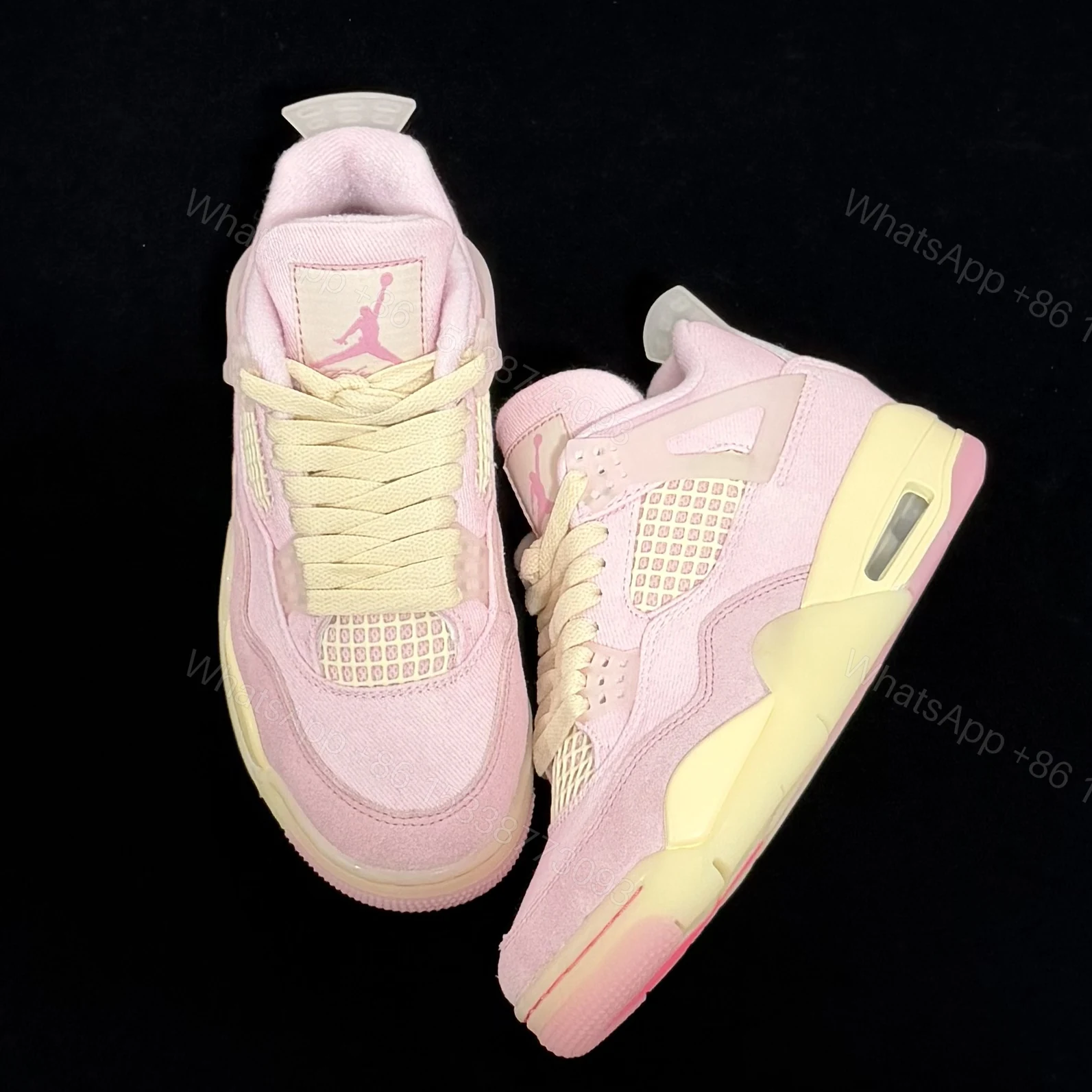 View 8 of Air Jordan 4 Pearl Pink and Iced Carmine Reps