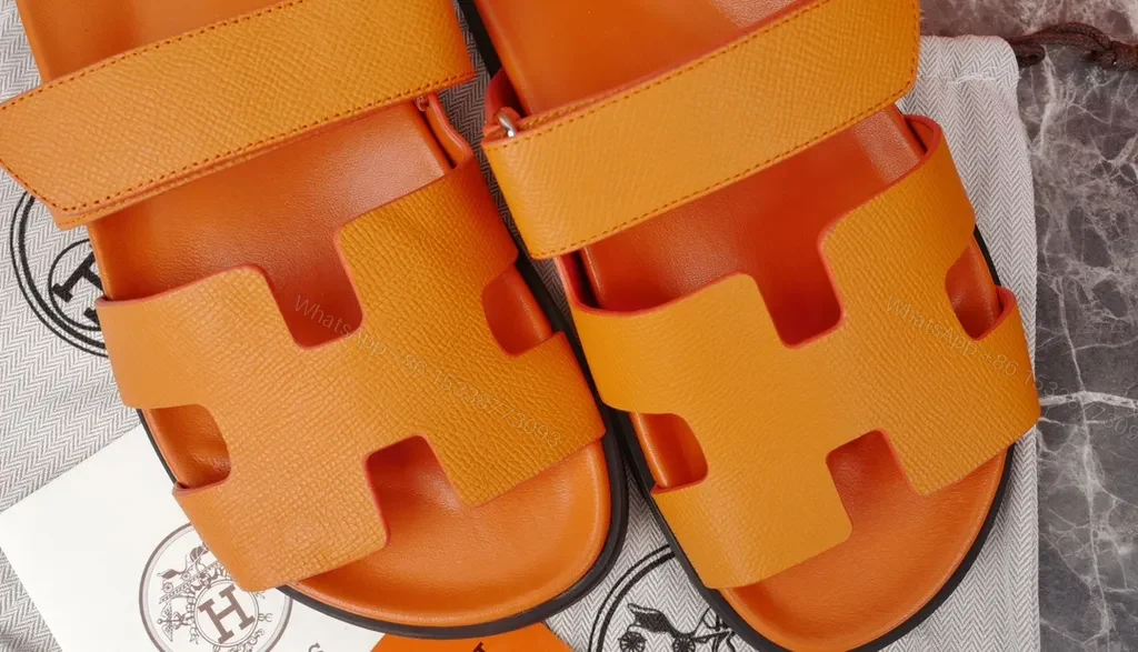 View 7 of Vibrant HermÃ ̈s Oran Sandals â€” Bold Comfort, Luxury Style