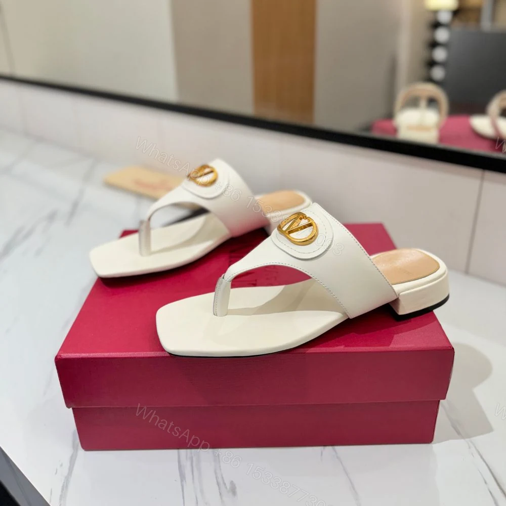 View 4 of Valentino Garavani Vlogo Signature Sandals White