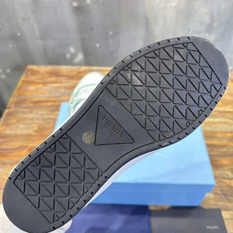 View 8 of PRADA DOWNTOWN LEATHER SNEAKERS – PRD088