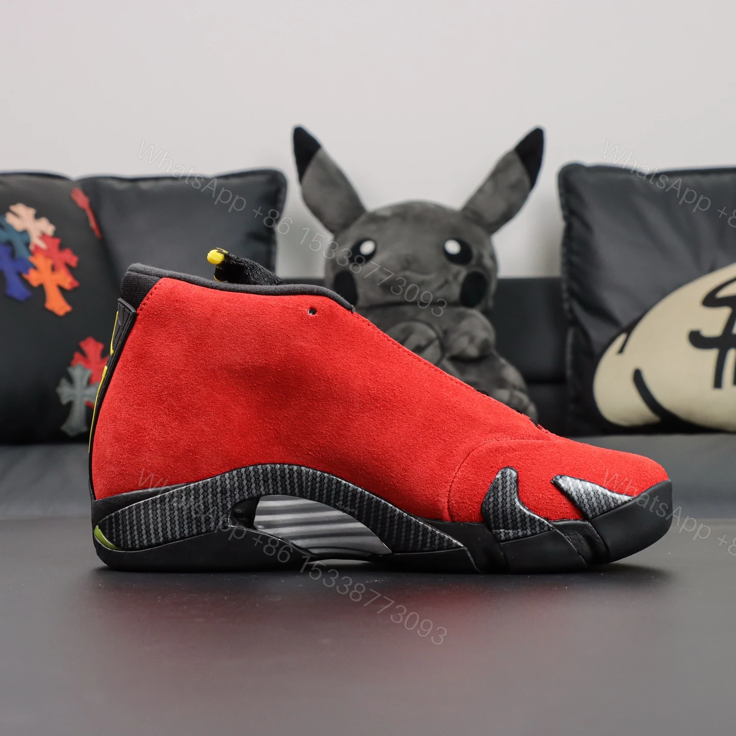 View 2 of Air Jordan 14 Retro Ferrari Reps