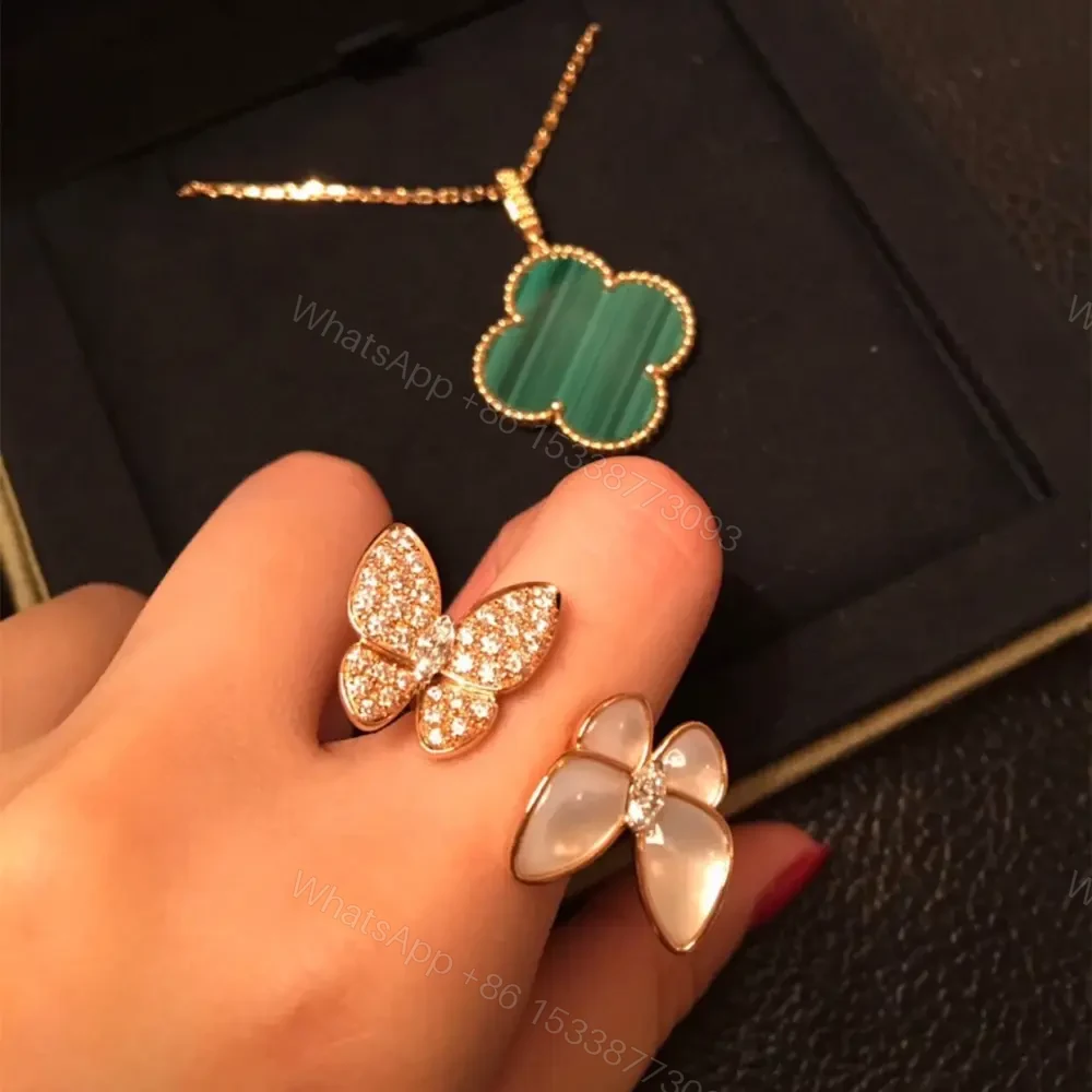 View 5 of 高仿首飾VanCleef&Arpels*RPO7AL0蝴蝶戒指