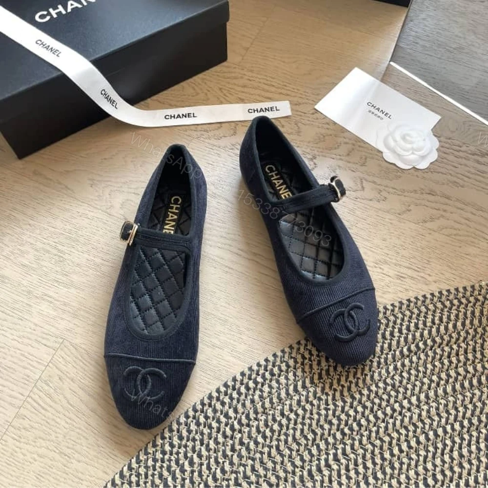 View 2 of Chanel Mary Jane Ballet Flat Black