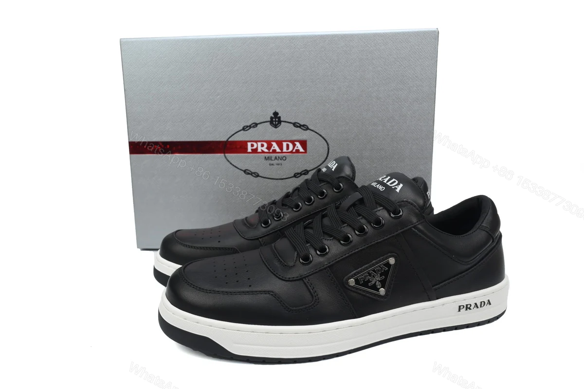 Prada Downtown Low Sneakers Black — view 2