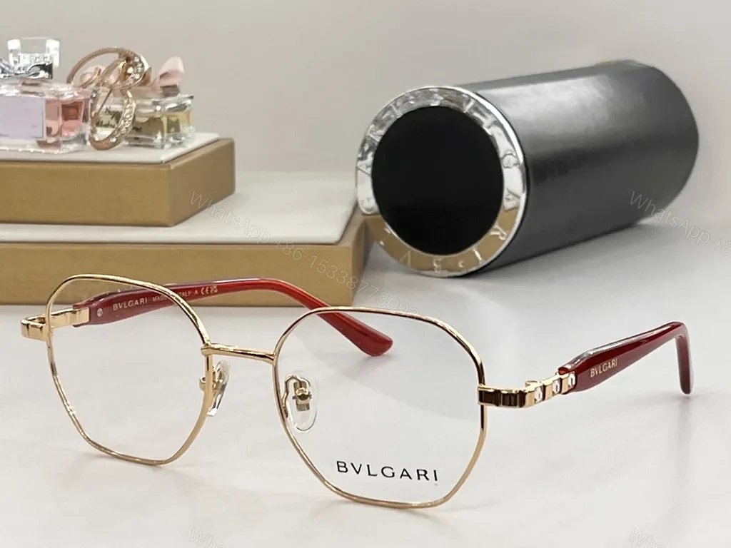 View 5 of Gunmetal BVLGARI Metal Eyewear: Luxe Designer Frames