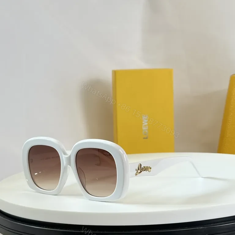 View 6 of Loewe-Inspired Blush Acetate Oversized Square Sunglasses