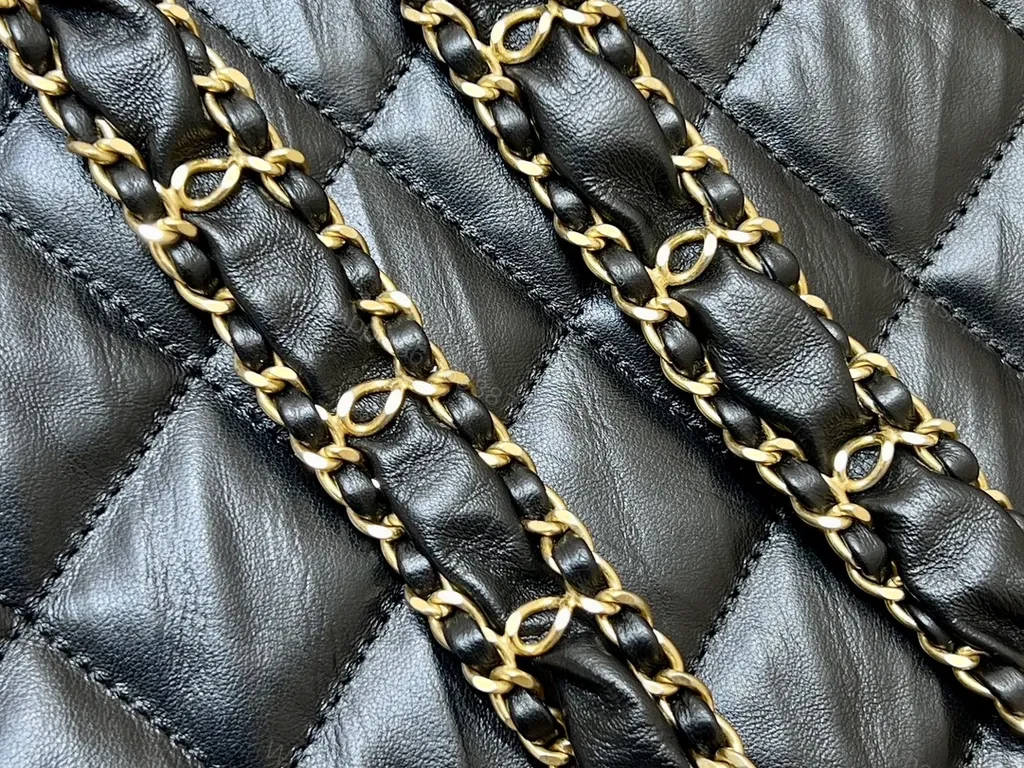 View 3 of Chic Quilted Crossbody with Gold Emblem - Luxe Everyday