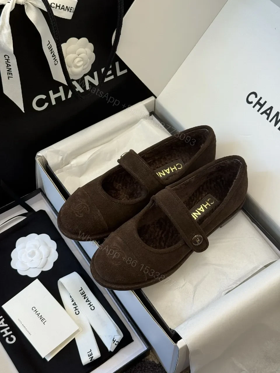 Brown Suede Mary Janes - Cozy Luxury, Low-Profile Comfort — view 1