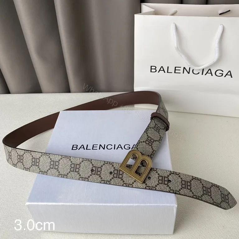 View 5 of Bold Monogram Belt: Gold Buckle, Canvas, Luxe Casual