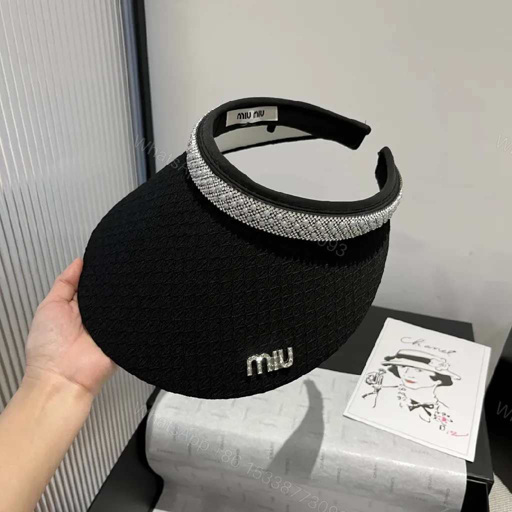 View 8 of Black Knit Bucket with Diamond-Trim Collar Hat