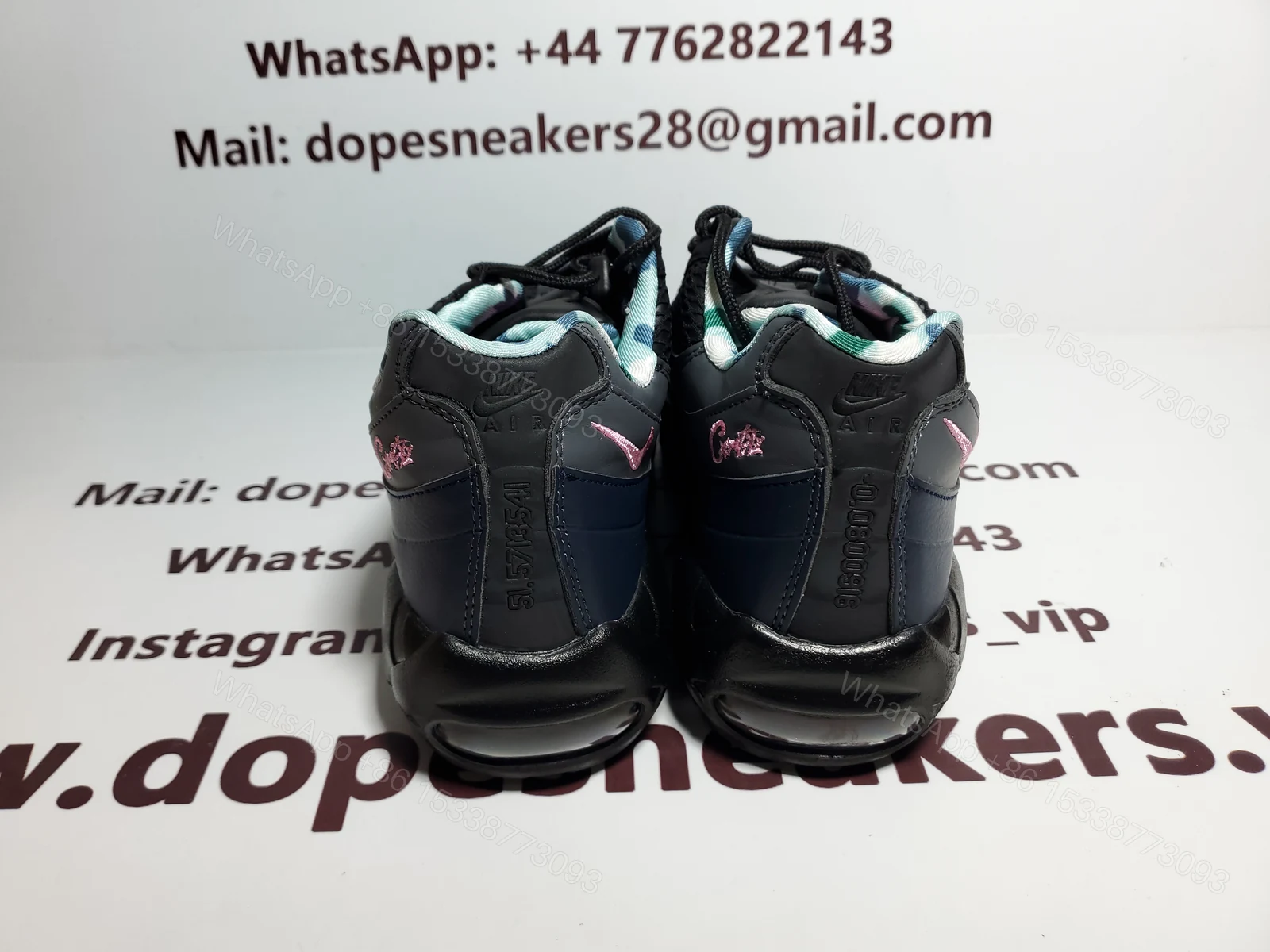 View 2 of Nike Air Max 95 SP Corteiz Pink Beam FB2709-001
