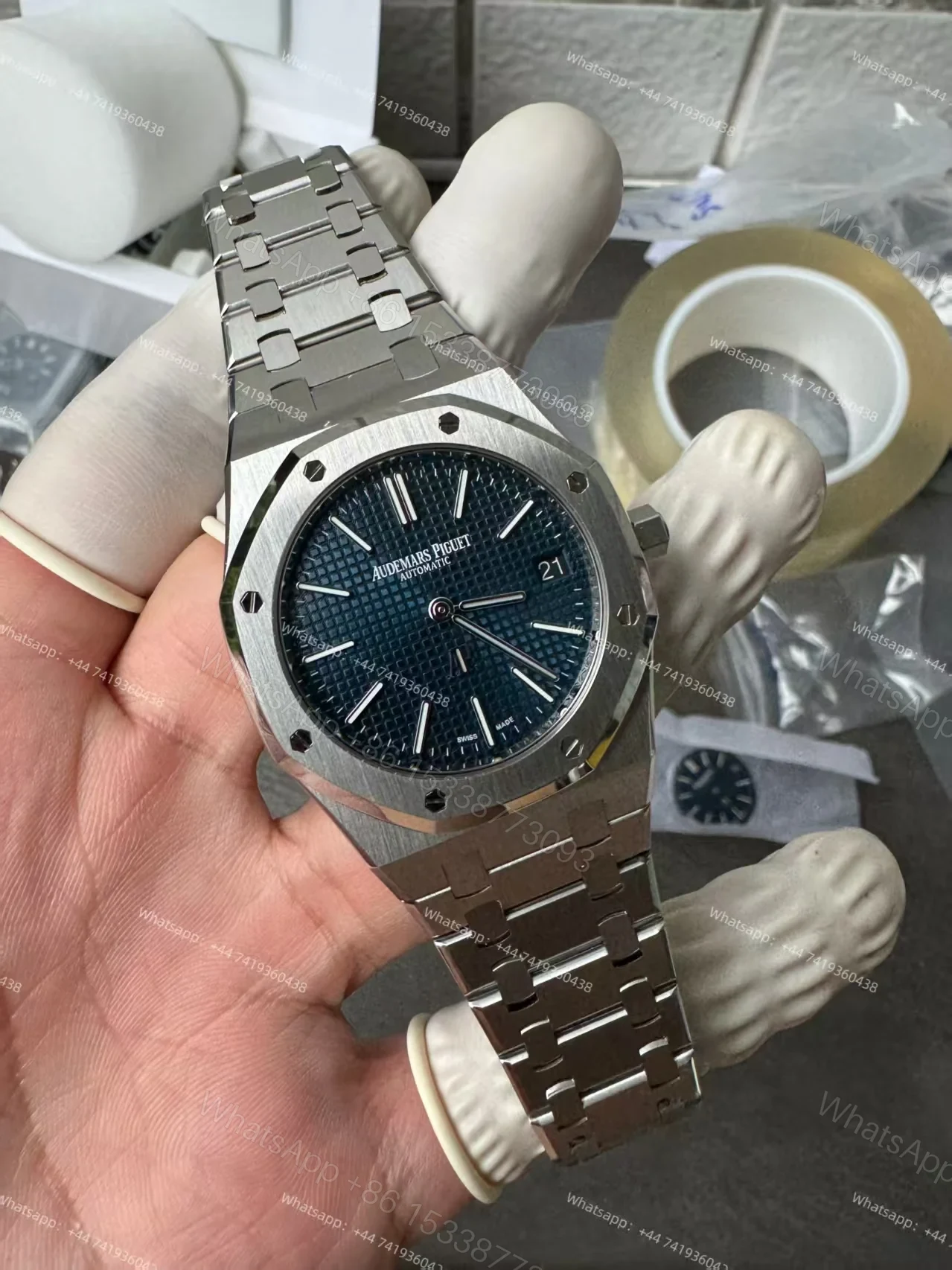 View 20 of Audemars Piguet Super Clone Royal Oak “Jumbo” Extra-Thin 15202ST 39mm