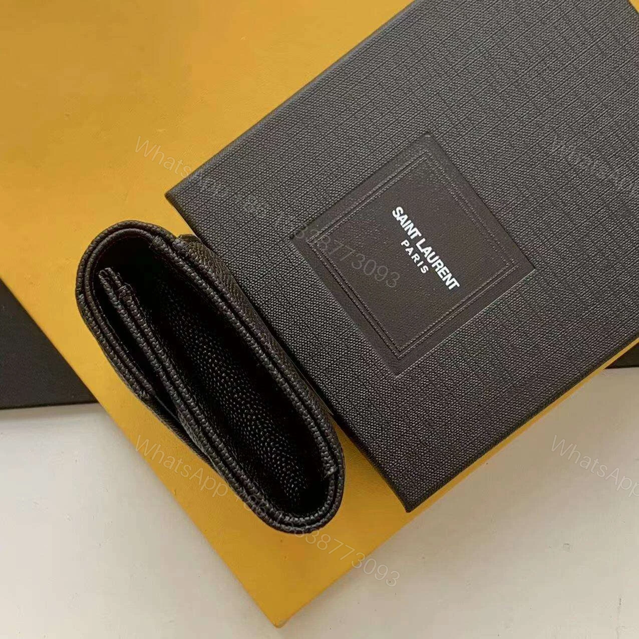 View 3 of Ysl wallet with Sliver hardware
