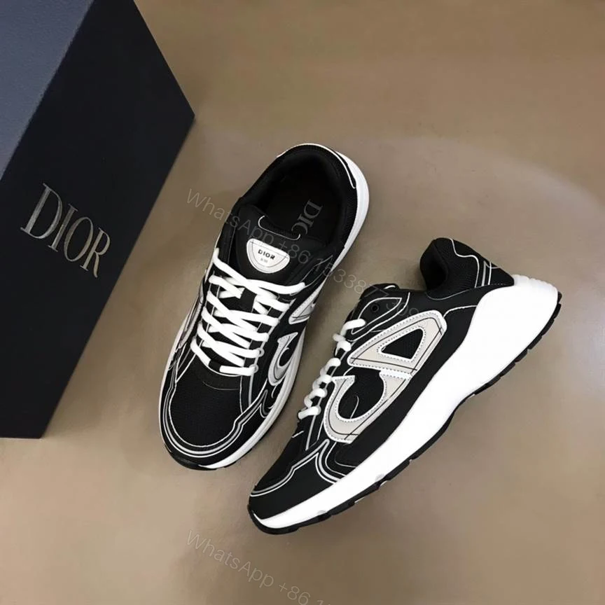 View 4 of DIOR B30 SNEAKERS BLACK MESH AND TECHNICAL FABRIC – CD88