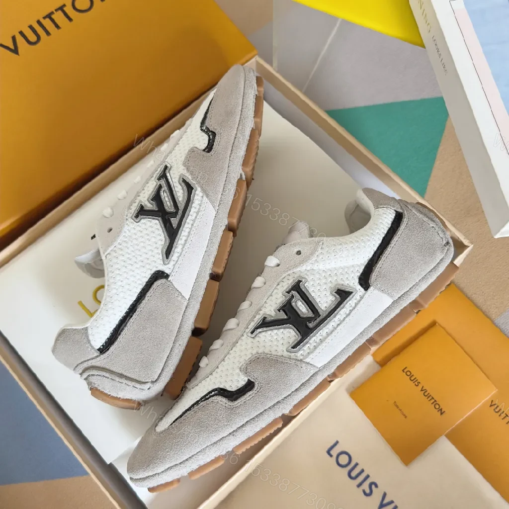 View 8 of Chic White Suede-Accented Luxury High-Tops: Signature Style