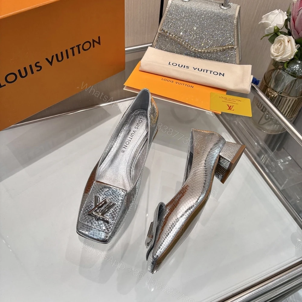 View 3 of LOUIS VUITTON SHAKE PUMP SILVER