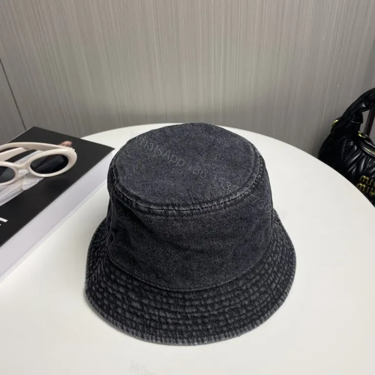 View 6 of Dark Denim Prada Badge Bucket Hat