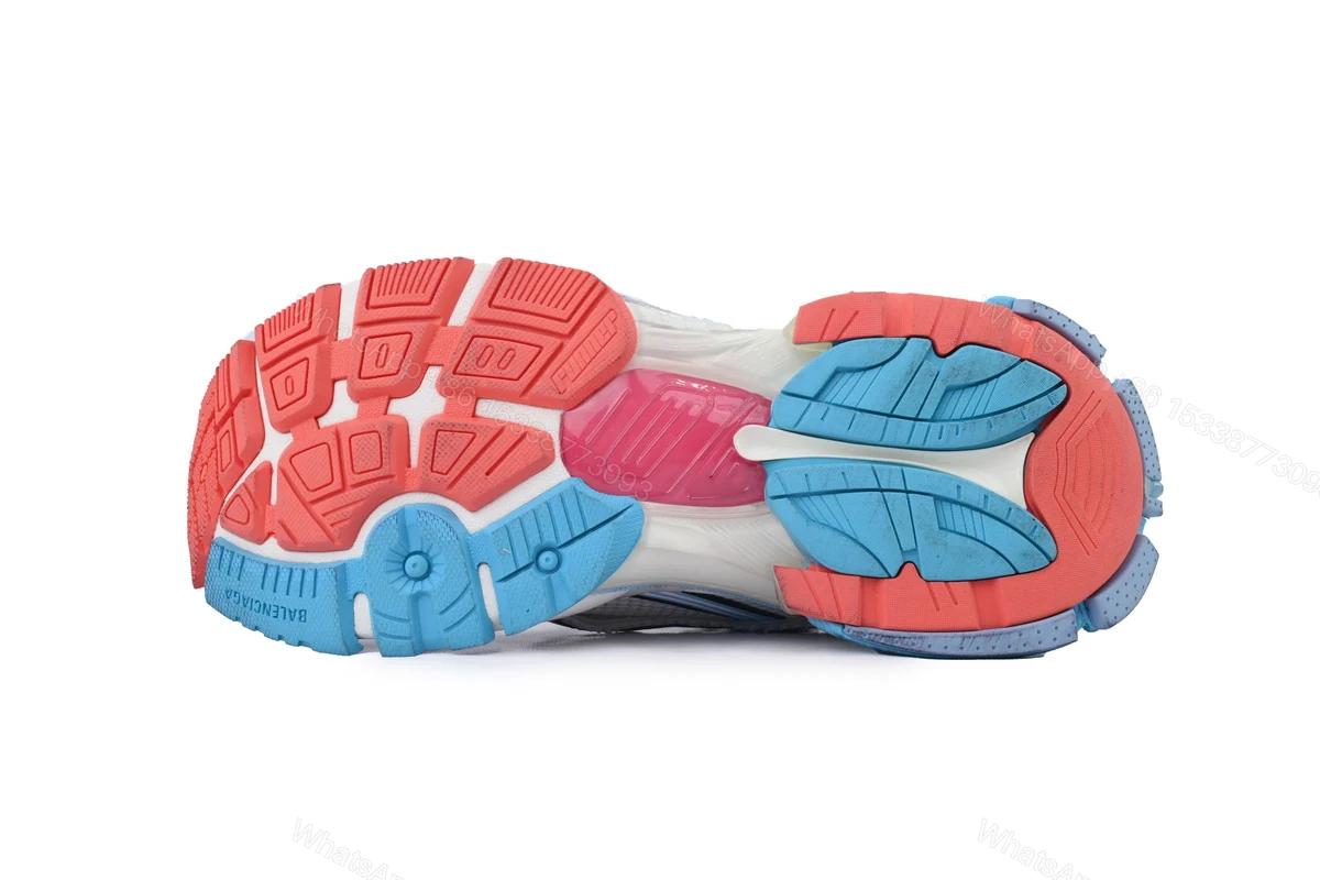 View 2 of Balenciaga Wmns Runner Sneaker 'Grey Multi-Color' 772767 W3RMU 9458
