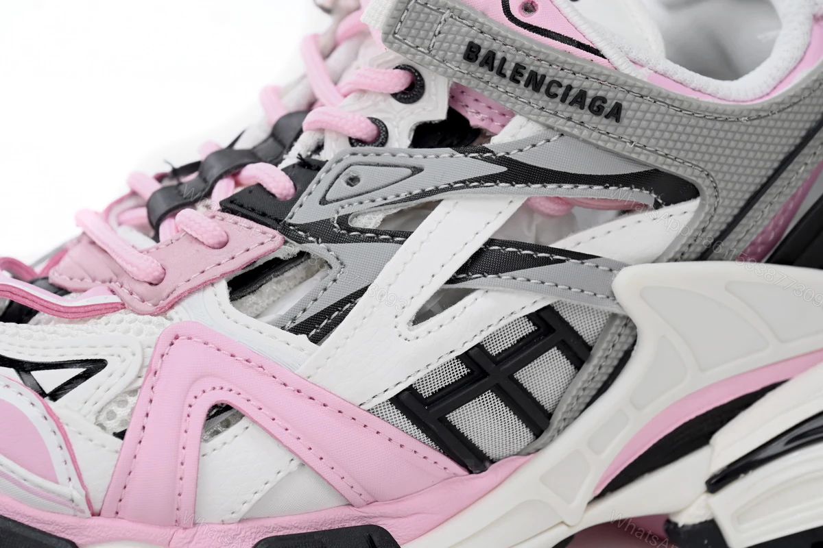 View 10 of Balenciaga Track 2 Sneaker Pink White15 568615 W3AE2 5291