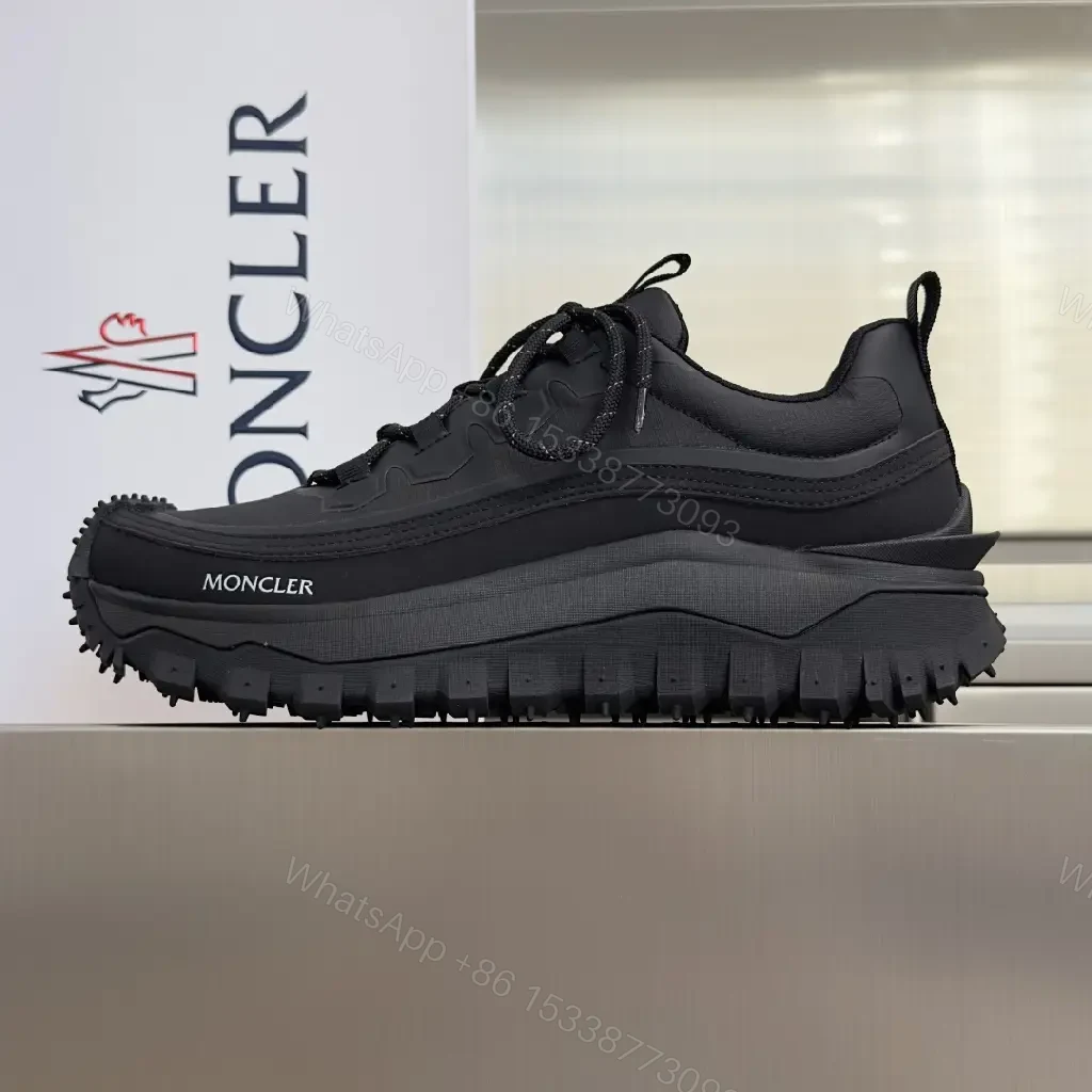View 5 of Structured Black Utility Sneaker: Rugged Luxury, All-Day Comfort