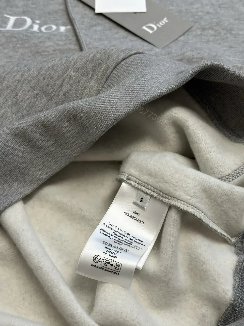 View 8 of Grey Premium Knit Hoodie: Luxe Everyday Comfort