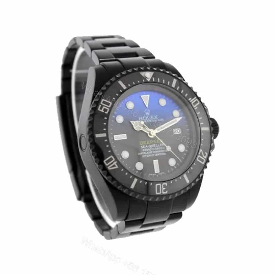 View 12 of Replica Rolex Deepsea Sea-Dweller Black PVD 116660 D-Blue