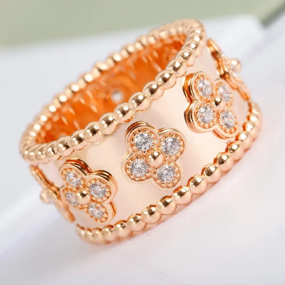 View 2 of 高仿首飾VanCleef&Arpels*RO9LN00鑲鑽萬花筒戒指玫瑰金中號