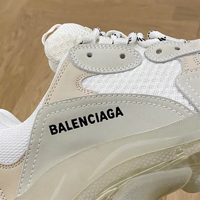 View 5 of BALENCIAGA MEN’S TRIPLE S SNEAKER CLEAR SOLE – BB201