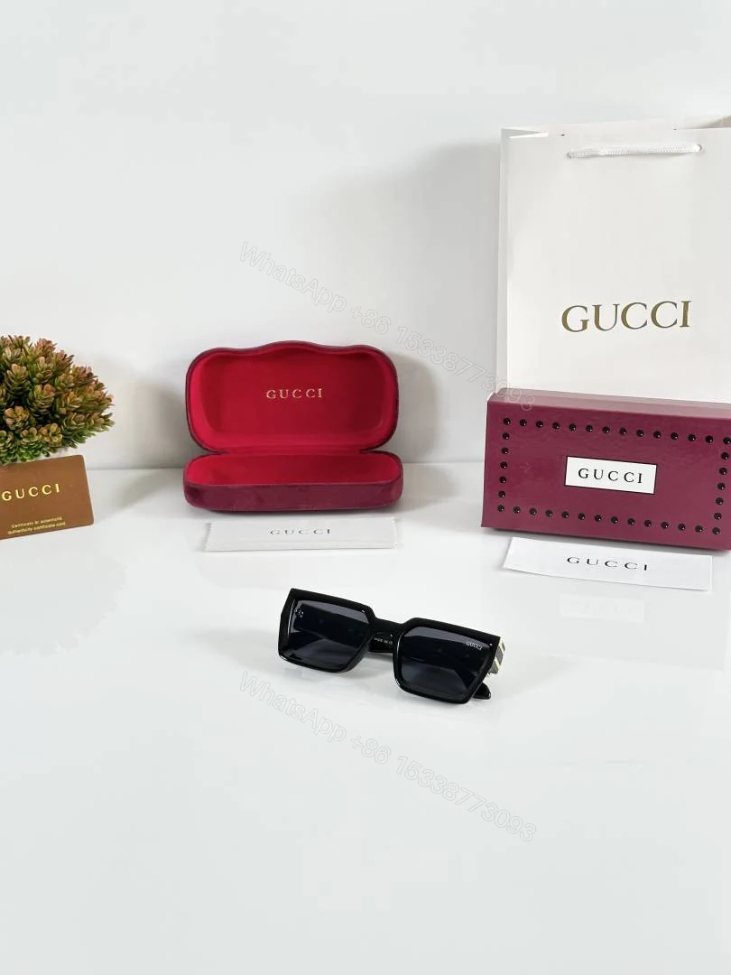 View 4 of First Copy Gucci GG02 Sunglasses Black