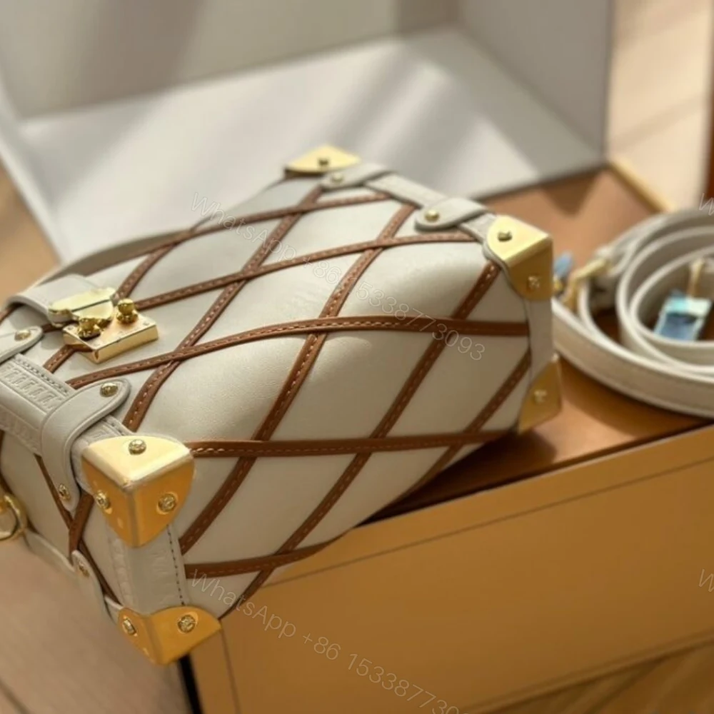 View 4 of Louis Vuitton Side Trunk PM Creme Noisette 18Cm M25216