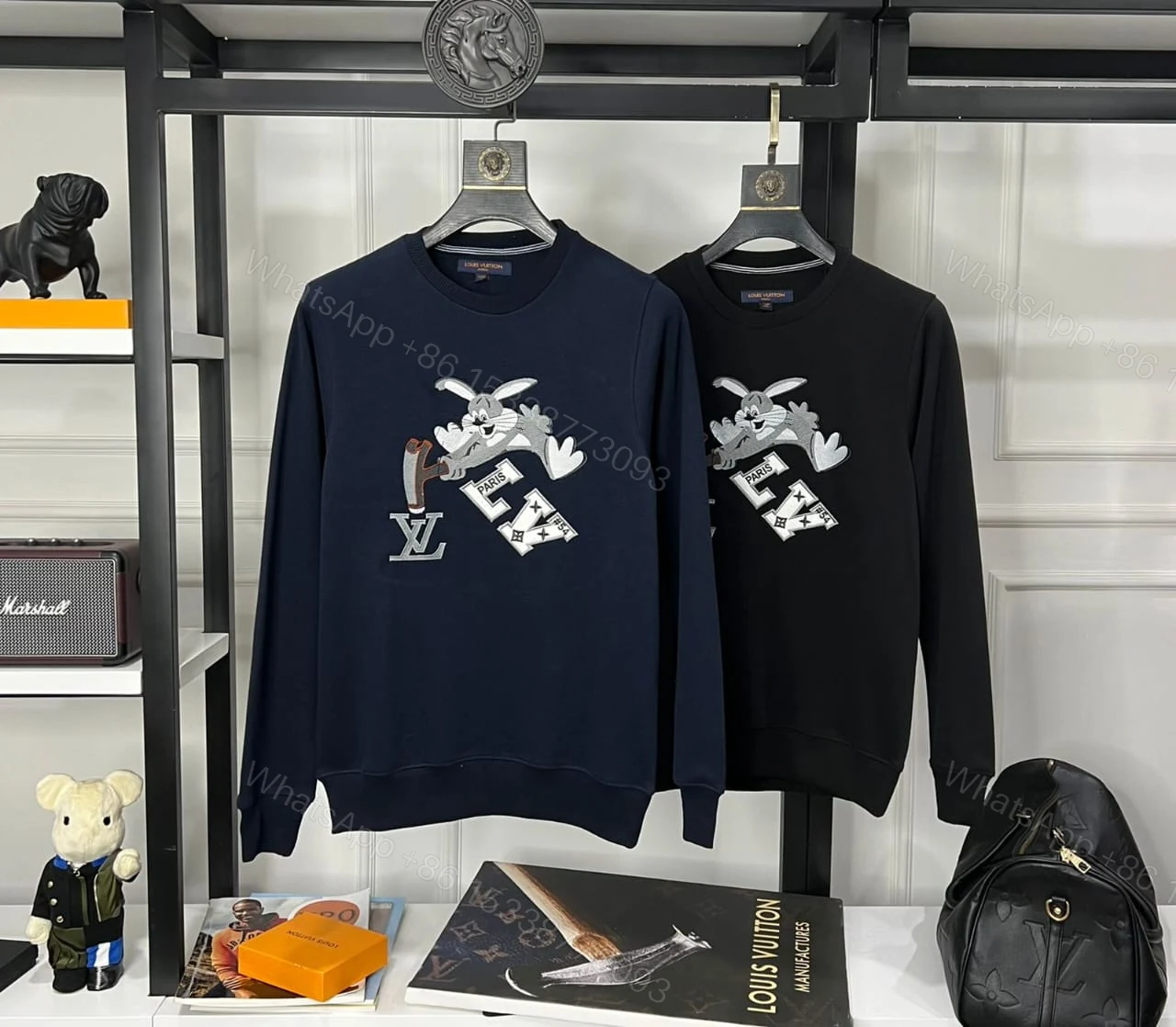 View 5 of FIRST COPY LOUIS VUITTON SUPERIOR LOOPBACK SWEATSHIRT
