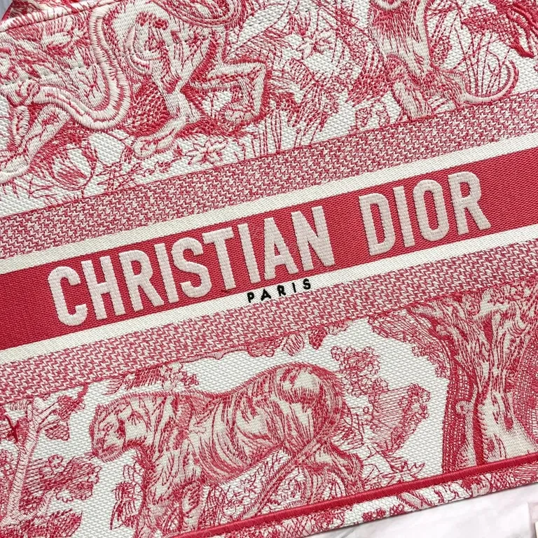 View 7 of Chic Diorscape Tote: Signature Stripes, Structured Luxury Tote