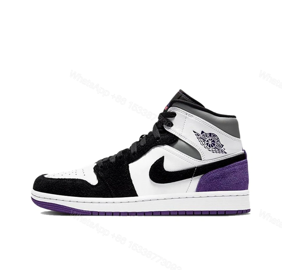 View 7 of Fake Jordan 1 Mid SE Purple 852542-105