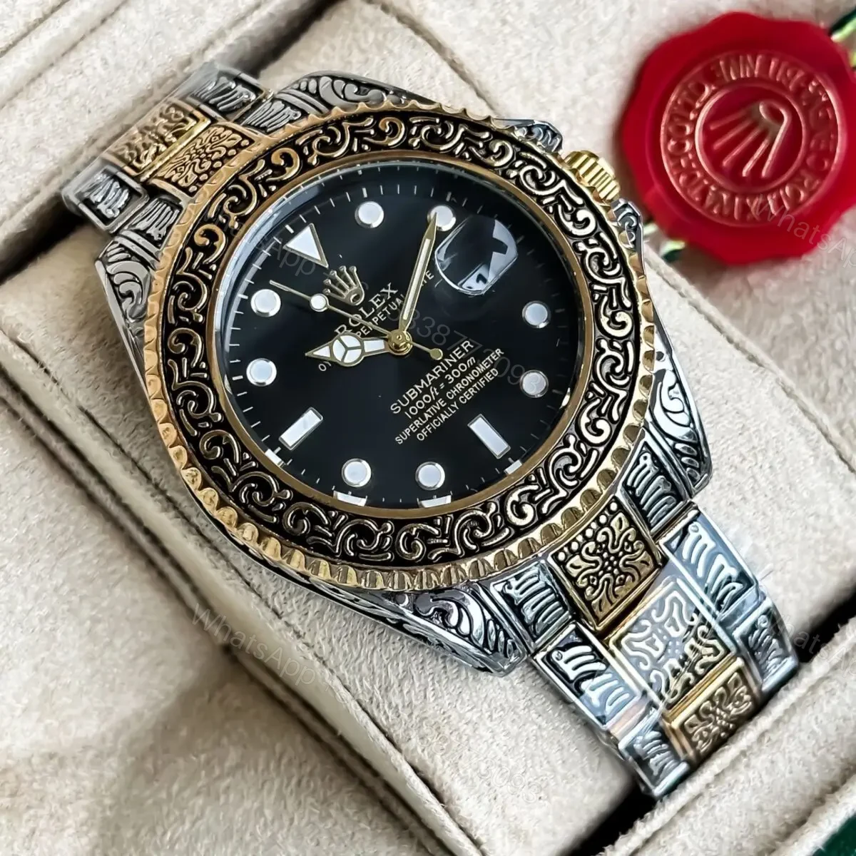 Rolex Hand Engraved Rolex — view 1