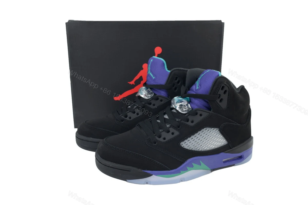 View 6 of Air Jordan 5 Retro 'Black Grape' 136027-007