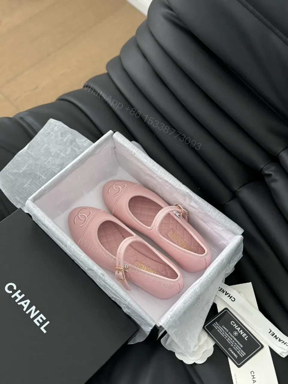 View 8 of Soft Pink Faux Leather Mary Jane Flats - Elevated Everyday Chic